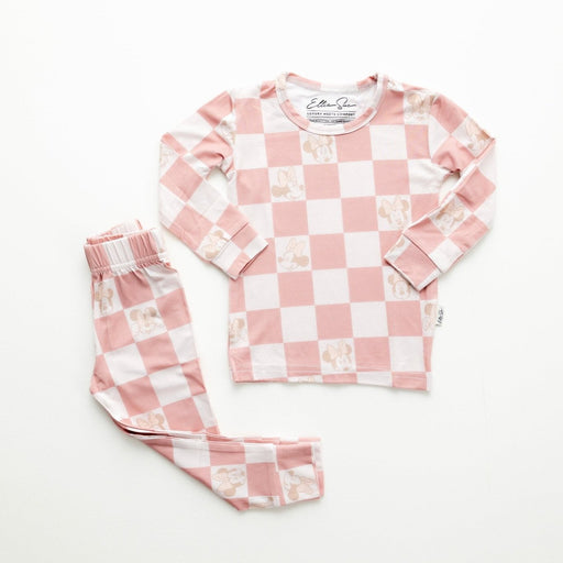 Ellie Sue Rose Checkers Pajamas