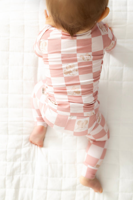 Ellie Sue Rose Checkers Pajamas