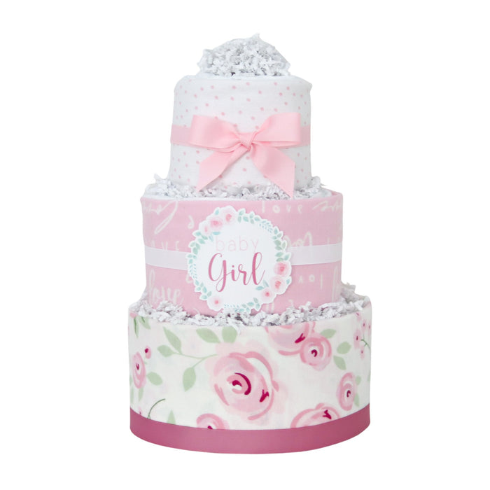 Baby Blossom Company Rose Diaper Cake