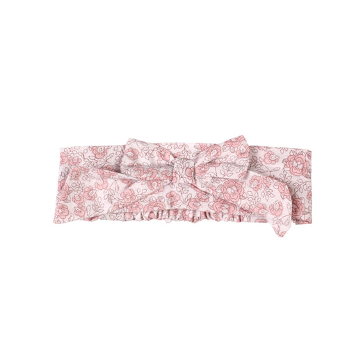 Bebe Sweeny ROSE SWEET | Girls Pink Floral Cotton Headband