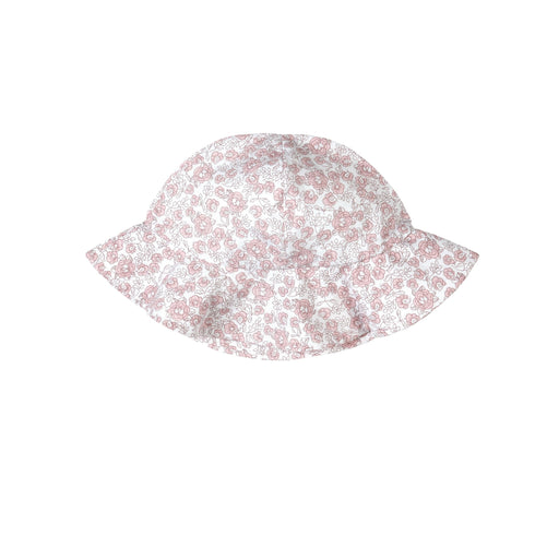 Bebe Sweeny ROSE SWEET | Girls Pink Floral Print Cotton Sun Hat