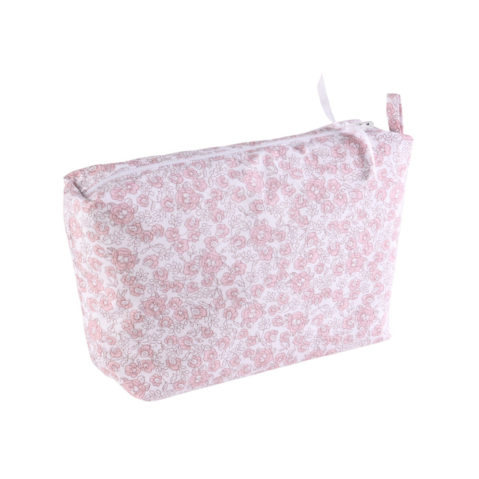 Bebe Sweeny ROSE SWEET | Girls Pink Floral Cotton Wash Bag (26cm)