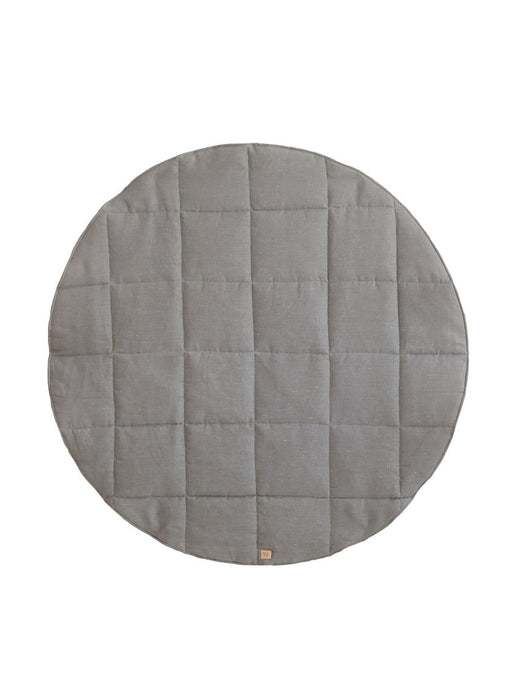 Moi Mili “Grey Linen” Round Mat