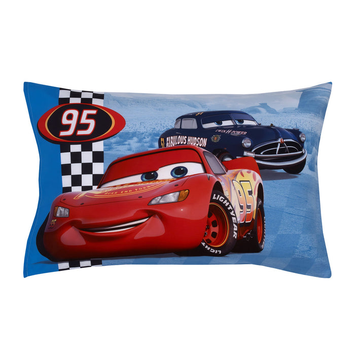 Disney Cars Radiator Springs Lightning McQueen and Tow-Mater 2 Piece Toddler Sheet Set