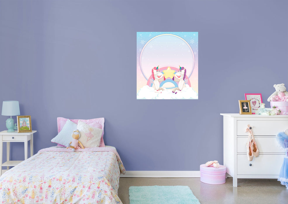 Fathead Mythical Creatures Unicorn Dry Erase 2 Removable Wall Adhesive Decal