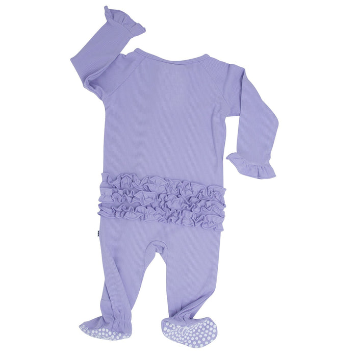 Sweet Bamboo Ruffle Footie