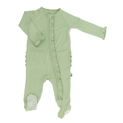 Sweet Bamboo Ruffle Footie