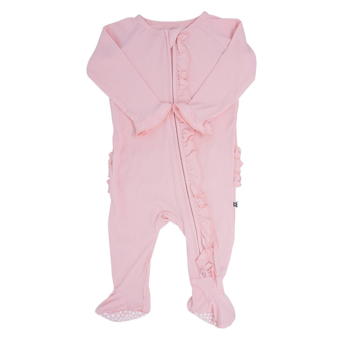 Sweet Bamboo Ruffle Footie