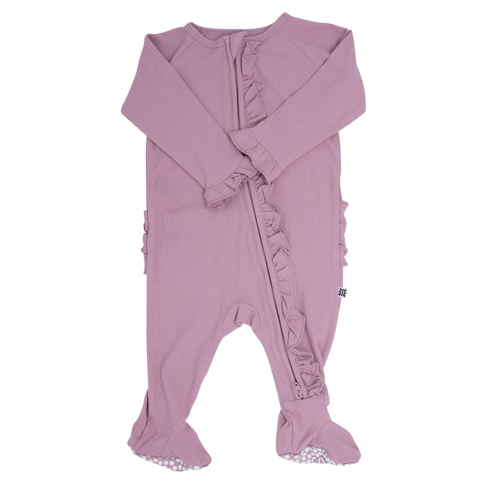 Sweet Bamboo Ruffle Footie