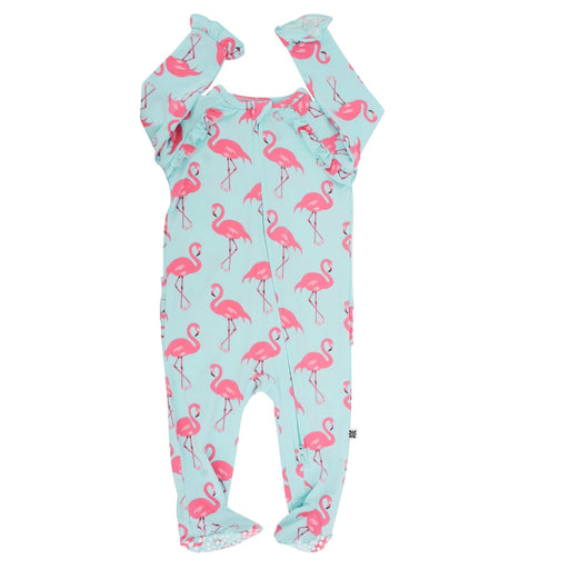 Sweet Bamboo Ruffle Footie