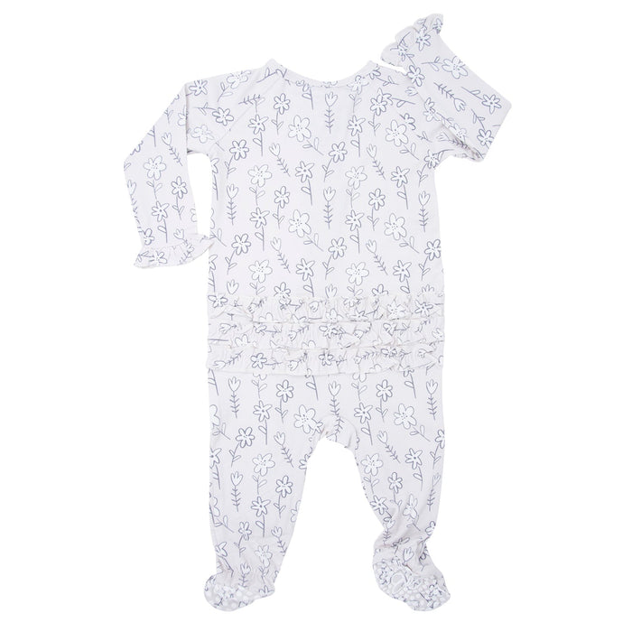 Sweet Bamboo Ruffle Footie