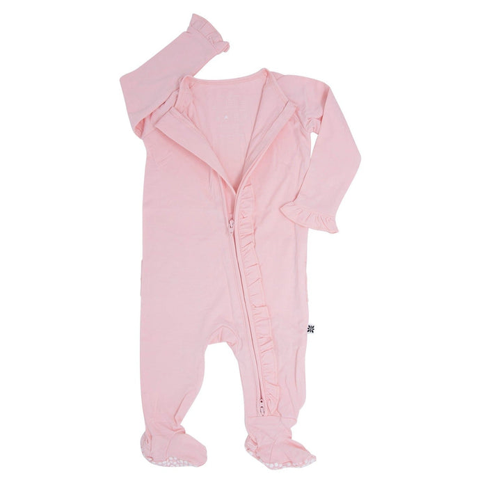 Sweet Bamboo Ruffle Footie