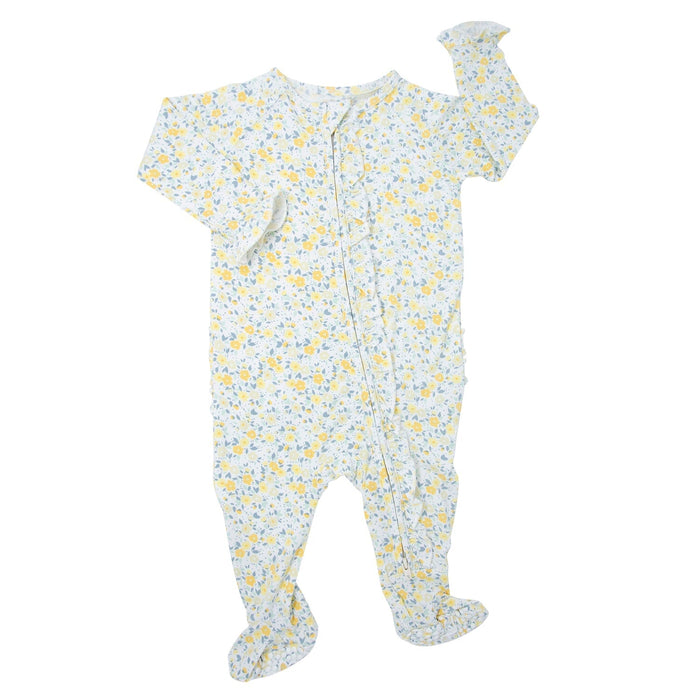 Sweet Bamboo Ruffle Footie