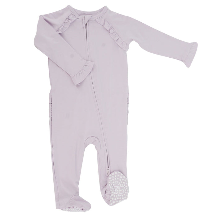 Sweet Bamboo Ruffle Footie