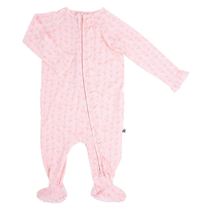 Sweet Bamboo Ruffle Footie