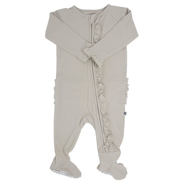 Sweet Bamboo Ruffle Footie