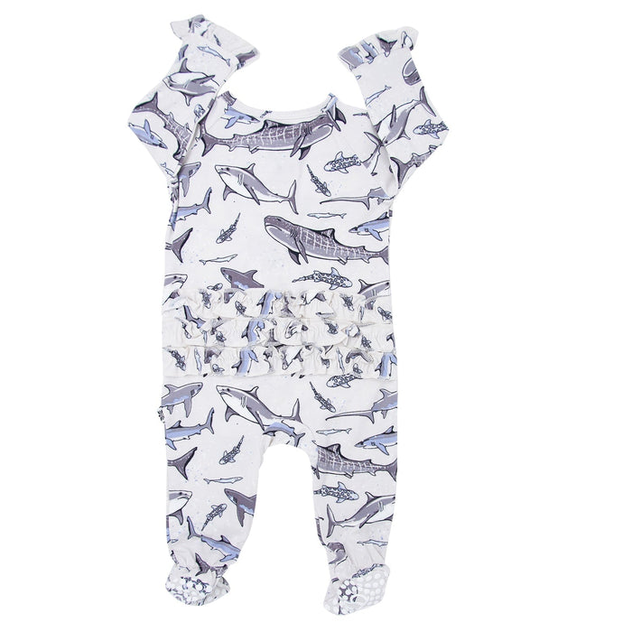 Sweet Bamboo Ruffle Footie