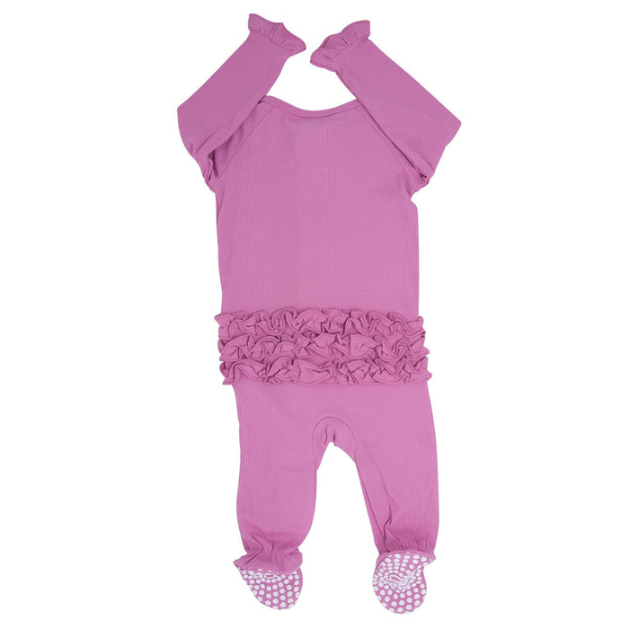 Sweet Bamboo Ruffle Footie