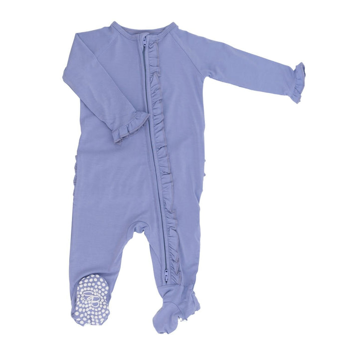 Sweet Bamboo Ruffle Footie