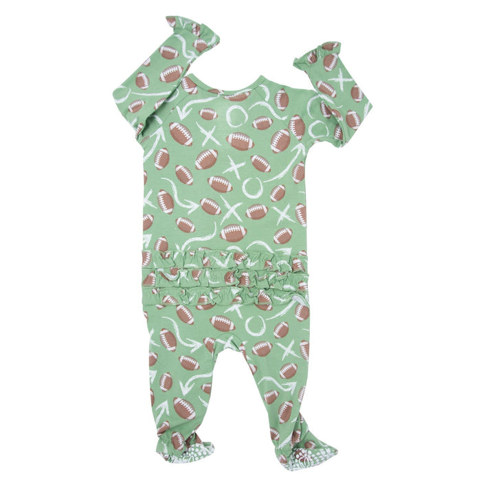 Sweet Bamboo Ruffle Footie