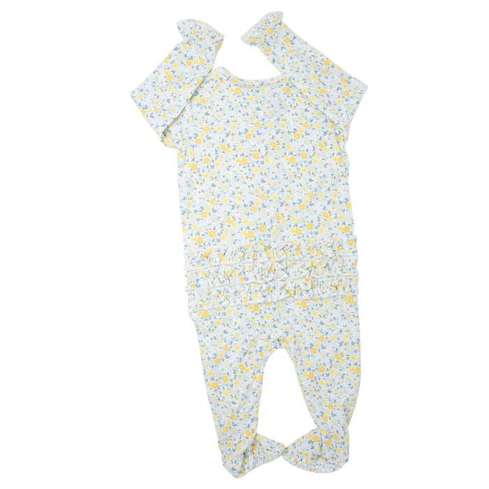 Sweet Bamboo Ruffle Footie