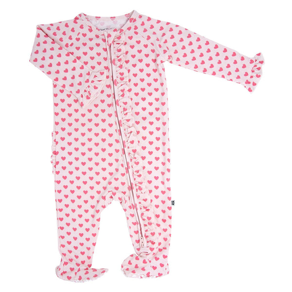 Sweet Bamboo Ruffle Footie