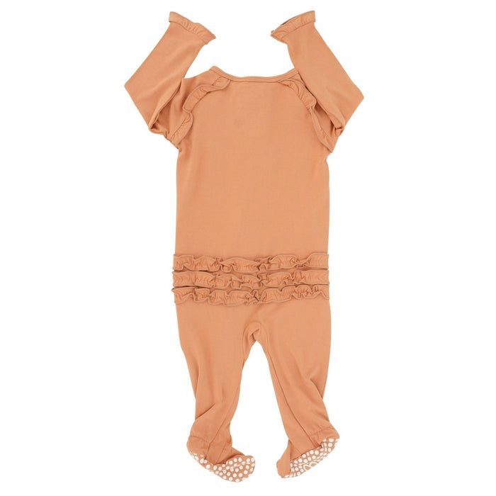 Sweet Bamboo Ruffle Footie