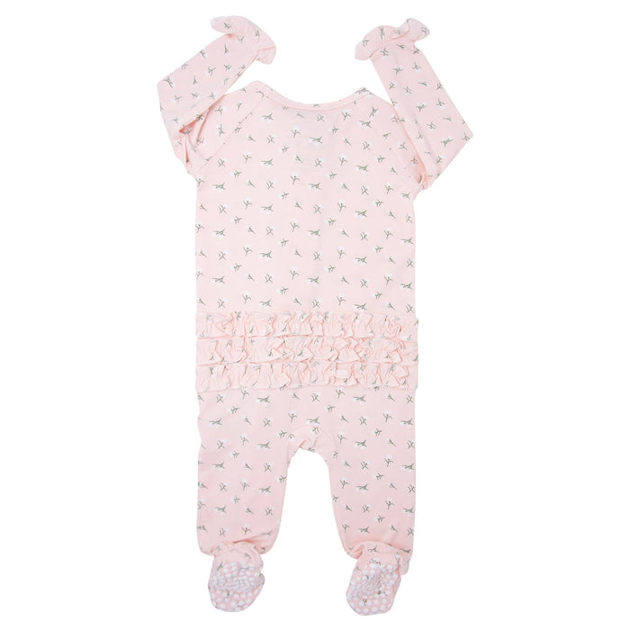 Sweet Bamboo Ruffle Footie