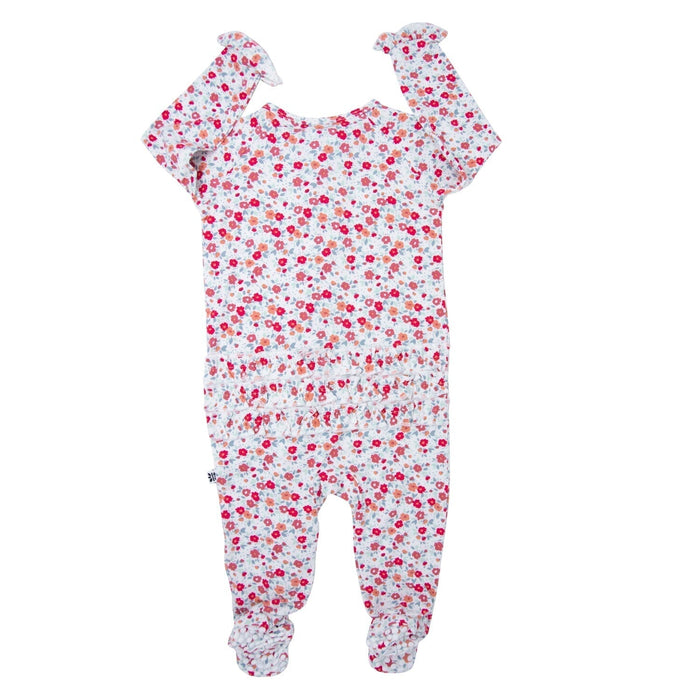 Sweet Bamboo Ruffle Footie