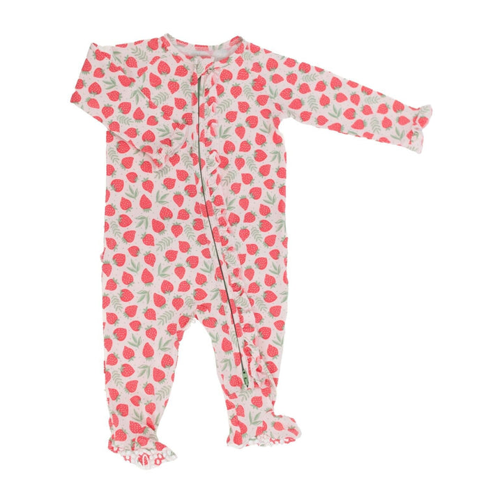 Sweet Bamboo Ruffle Footie