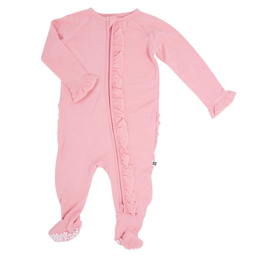 Sweet Bamboo Ruffle Footie