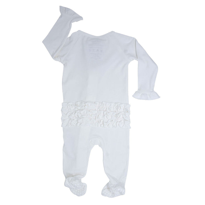 Sweet Bamboo Ruffle Footie