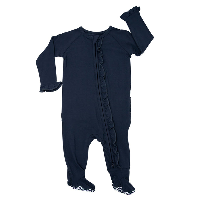 Sweet Bamboo Ruffle Footie