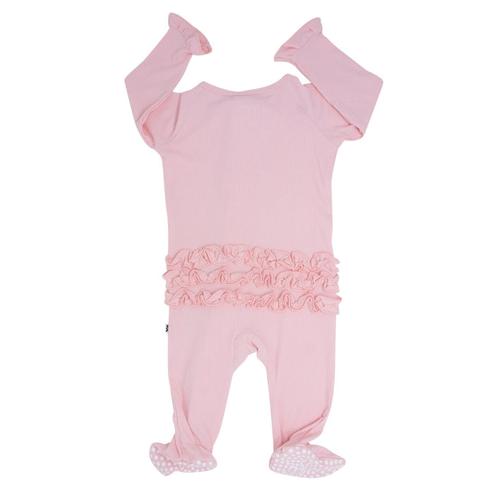 Sweet Bamboo Ruffle Footie