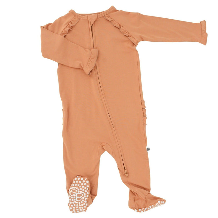 Sweet Bamboo Ruffle Footie