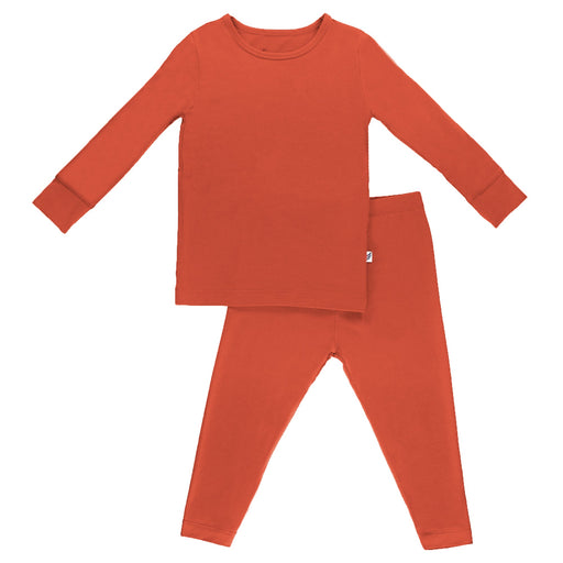 Free Birdees Rust Long Sleeve Pajama Set (6M-7Y)