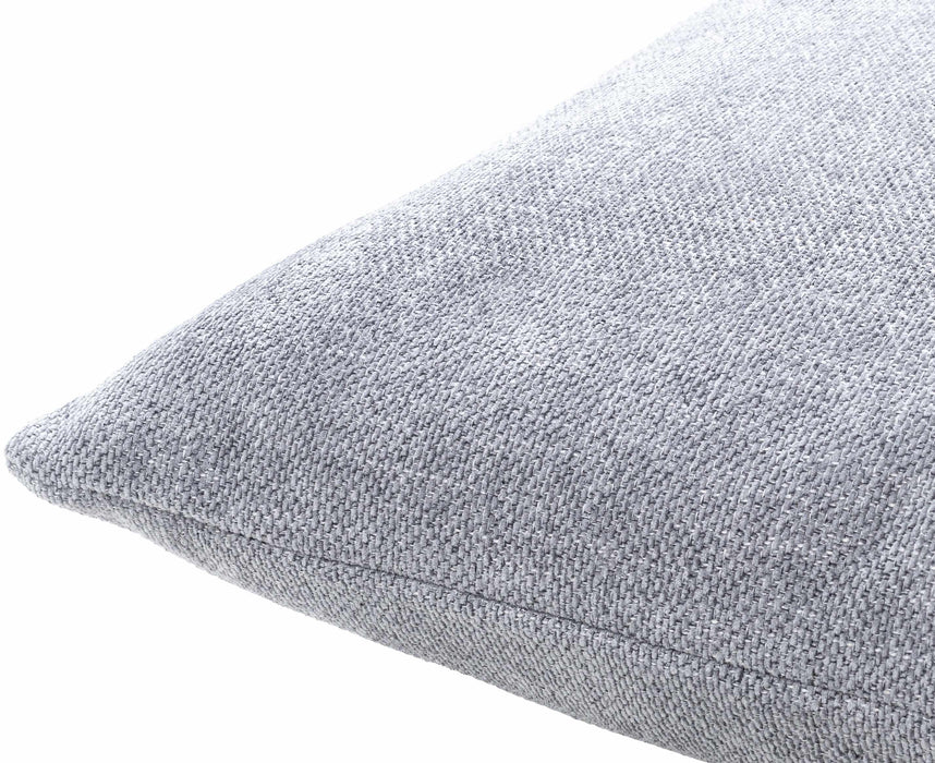 Hauteloom Reijo Gray&Blue Linen Look Accent Pillow