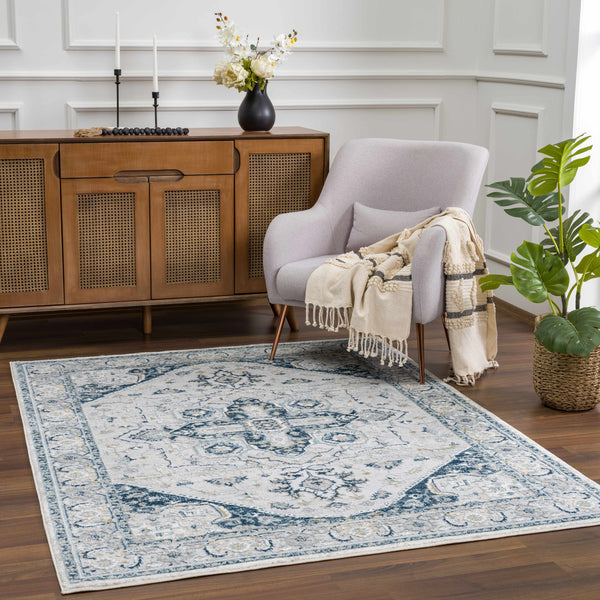 Hauteloom Liverpool Blue Area Rug