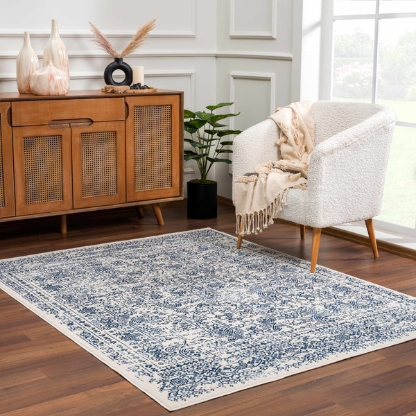 Hauteloom Michie Blue Area Rug