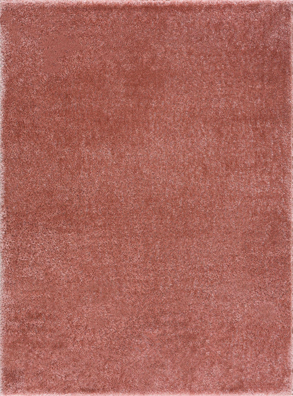 Hauteloom Heavenly Solid Pink Plush Rug