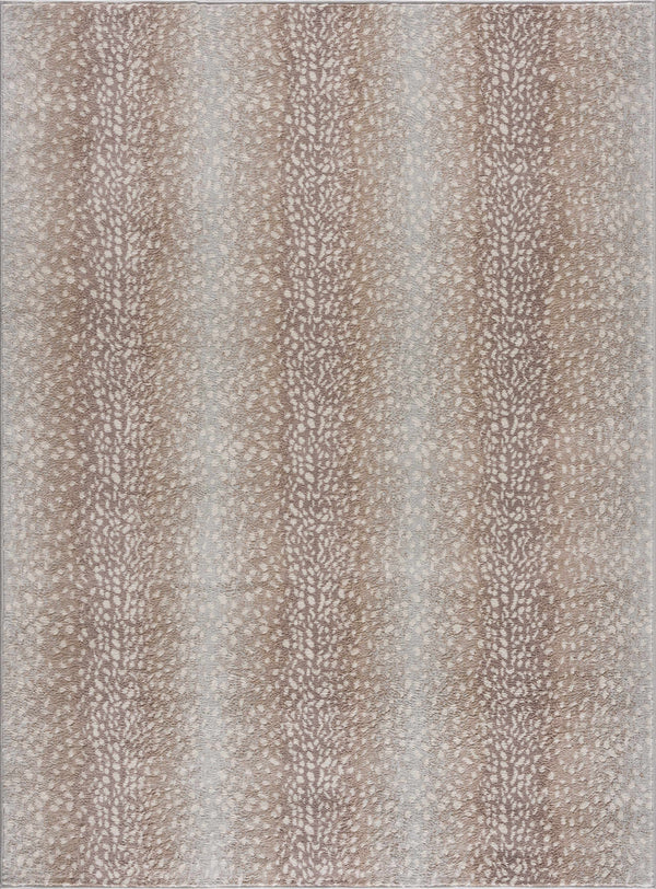 Hauteloom Pointblank Tan Leopard Print Rug