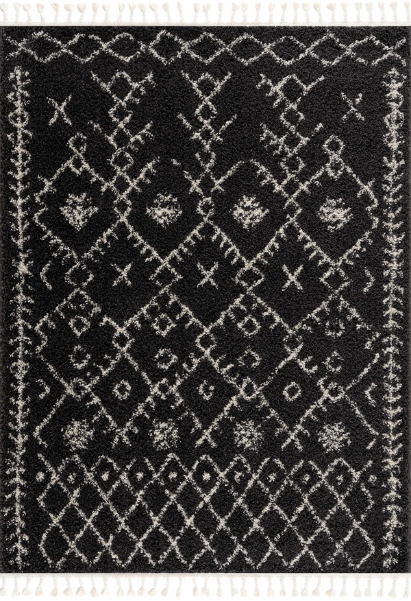 Hauteloom Godalming Black Plush Carpet