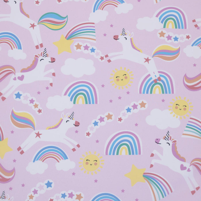 Everything Kids Unicorn Rainbows and Clouds Preschool Nap Pad Sheet