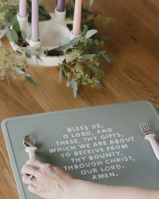 Be A Heart Meal Blessing Silicone Placemat