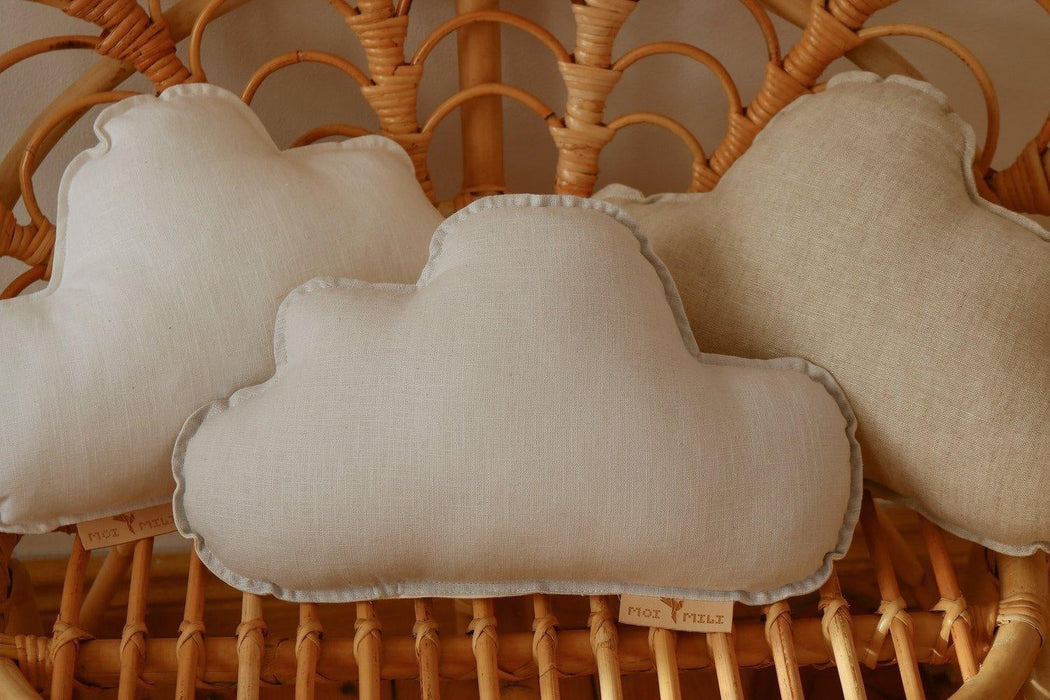 Moi Mili Linen “Sand” Cloud Pillow
