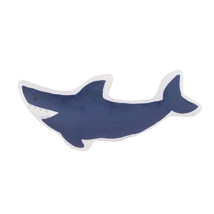 Everything Kids Blue Shark Decorative Toddler Pillow