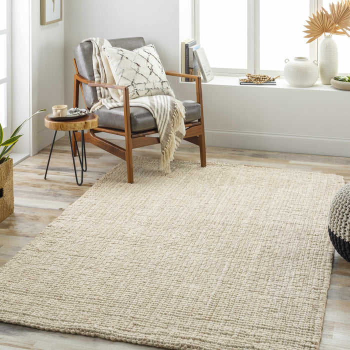 Hauteloom Calla Jute Beige Area Rug - Livabliss x Becki Owens