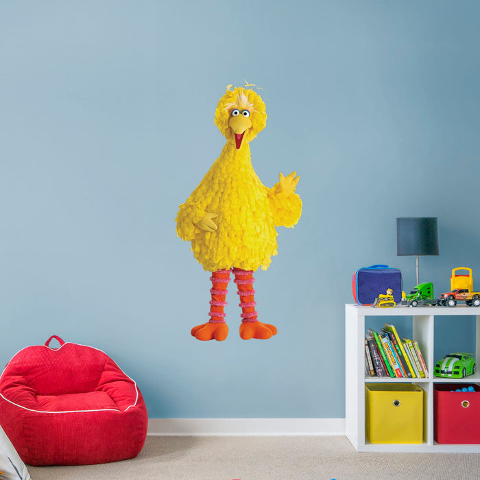 Fathead Big Bird - Officially Licensed Sesame Street Removable Wall Decal