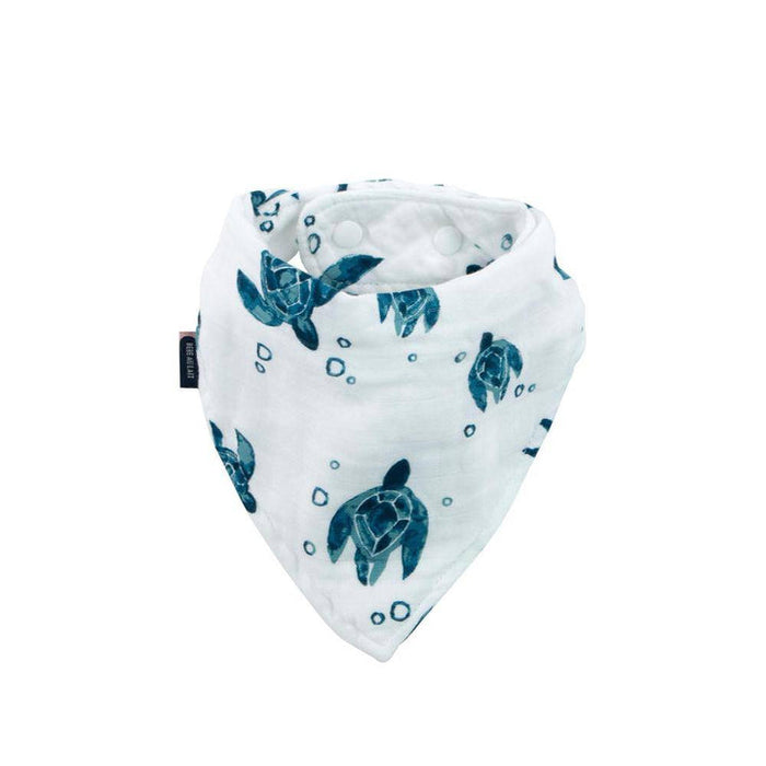 Bebe Au Lait® Sea Turtles Oh So Soft Muslin Blend Bandana Bib