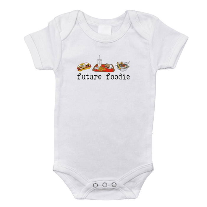 Little Hometown Seattle Foodie Onesie